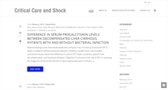 Desktop Screenshot of criticalcareshock.org