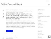 Tablet Screenshot of criticalcareshock.org